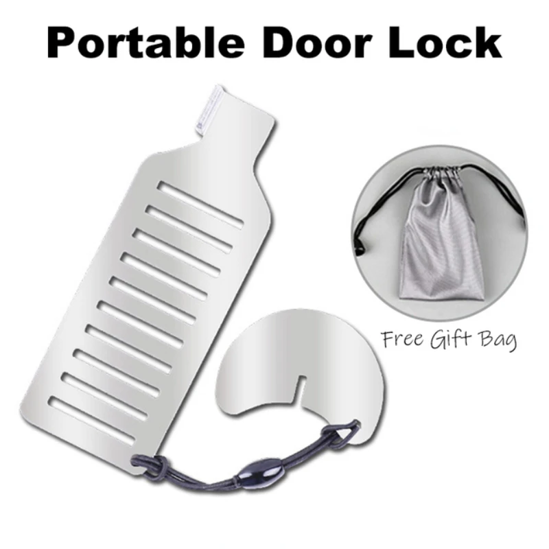 

1-2piece Fashionable Portable Hotel Door Stopper Special Price Self-defense Stop Travel Anti-theft Lock Security Home Decoration