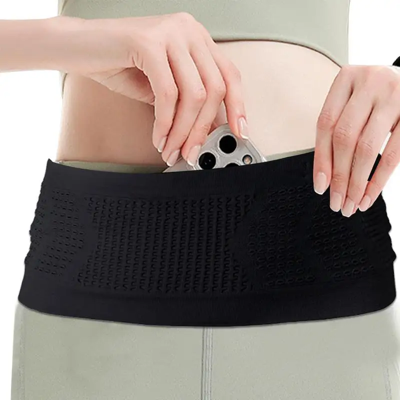 

Waist Pack Running Belt Strong Elasticity Sport Running Bag Not Tight Waist Phone Holder Waist Pack Bag Hiking Cycling Workout