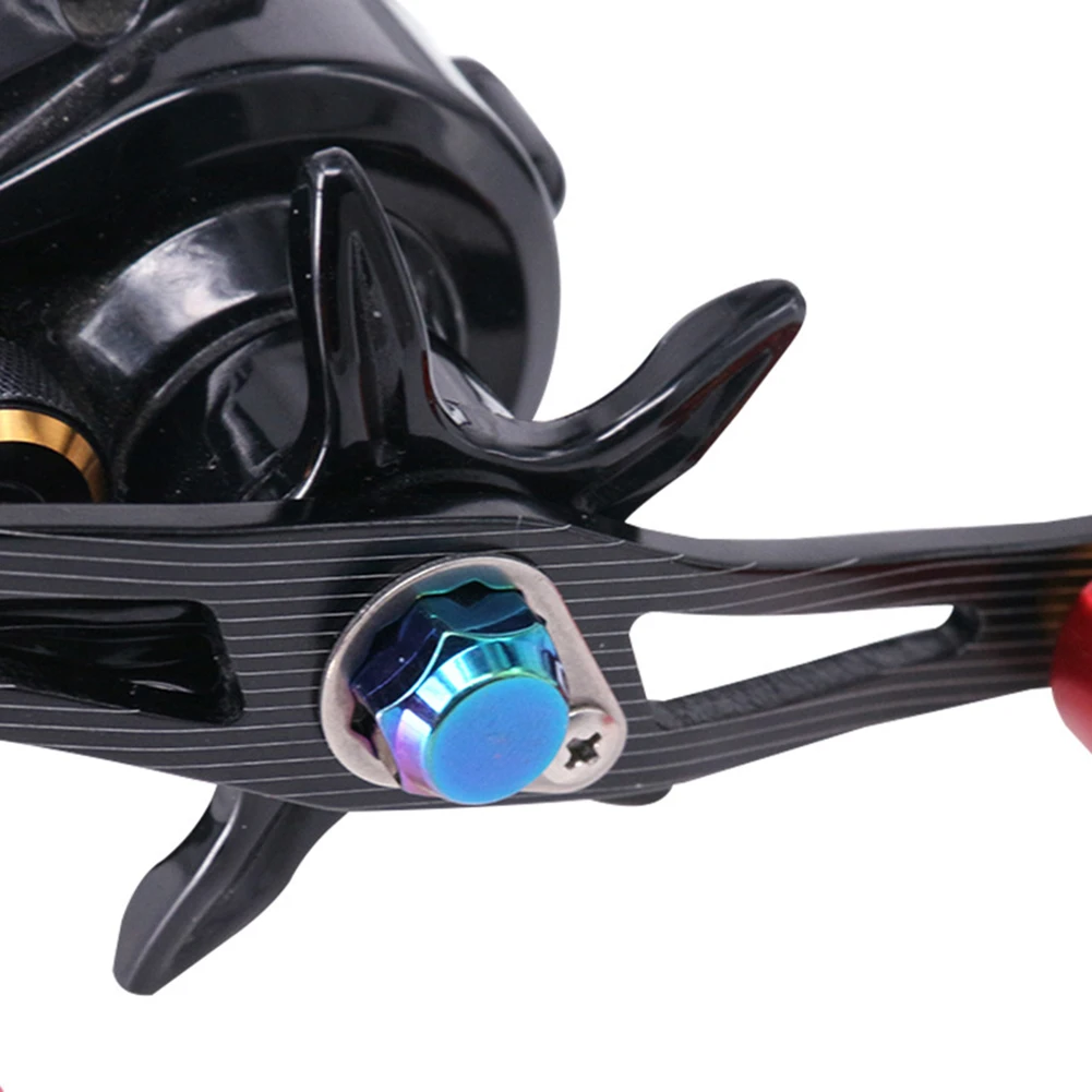 

Цветная Шестигранная гайка, металлическая купольная гайка, катушка для заброса приманки, ручка, кастинговая Рыболовная катушка, запасные ч...