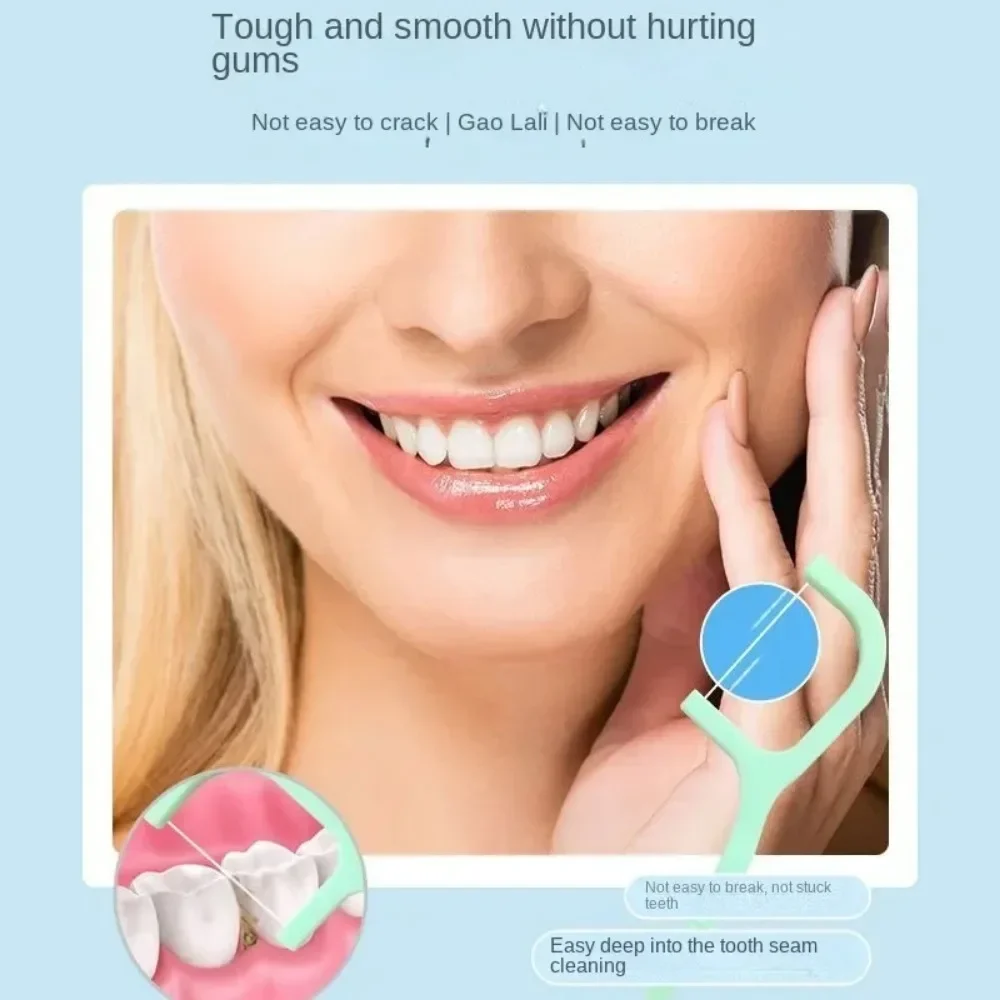 50 шт. зубная нить чистка между зубами межзубная щетка зубочистка гигиена полости