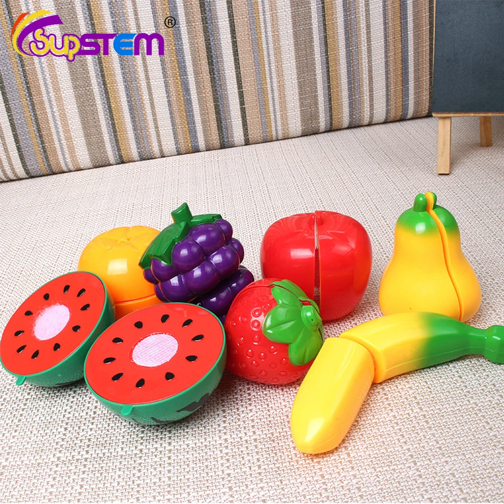 

16pcs/19pcs Cutting Fruits Vegetables Pretend Play Kitchen Children Play House Toy Pretend Playset Kids Educational Girl Toys
