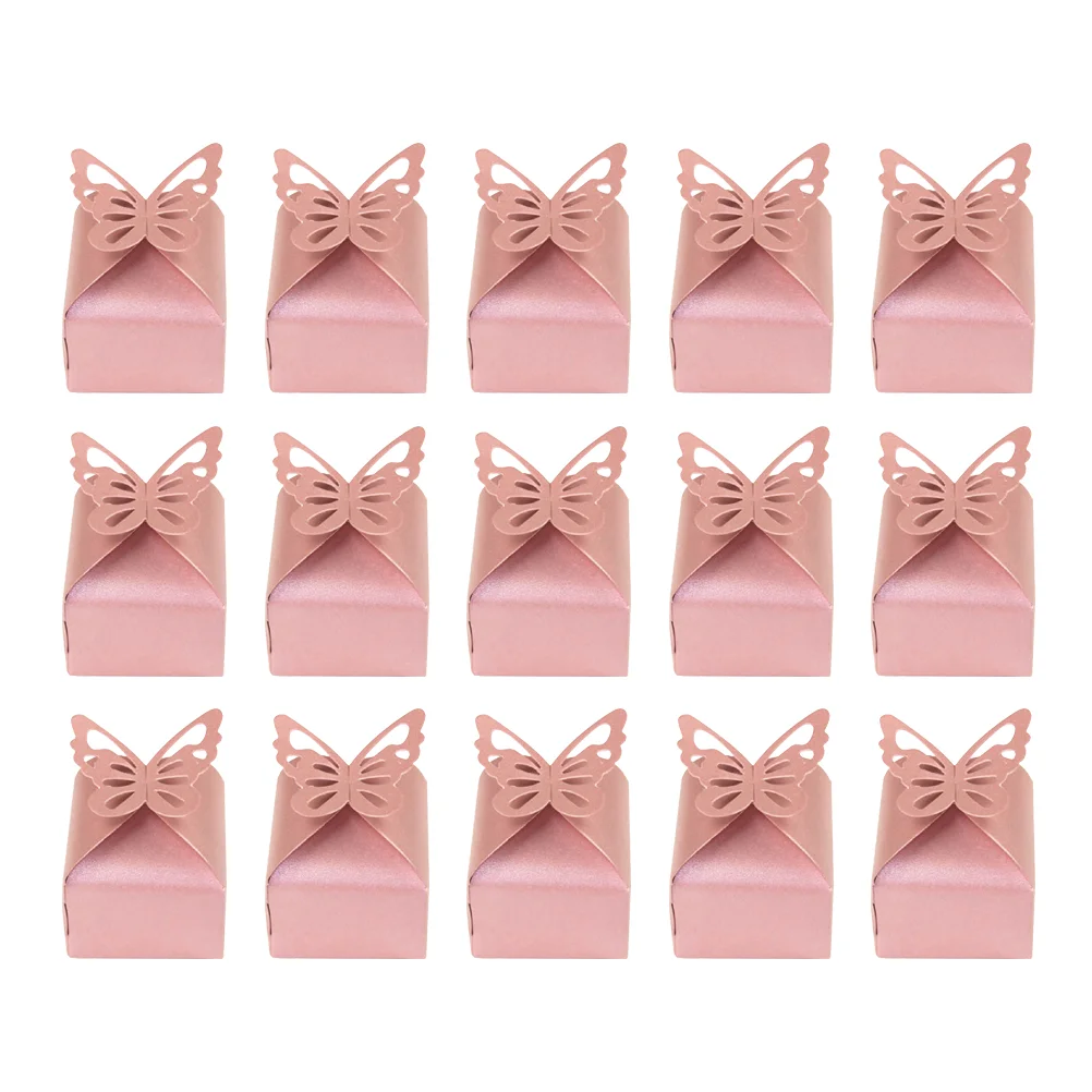 

50pcs Wedding Candy Box Candy Gift Boxes Wedding Treat Box