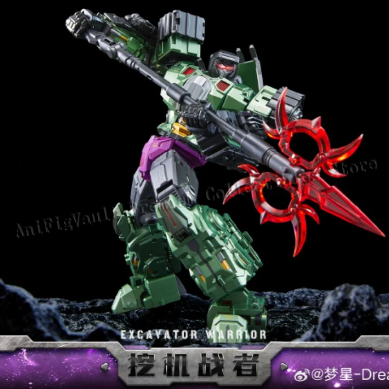 Фото В наличии: Трансформирующиеся игрушки DST02-006 Dream Star Toys Devastator Excavator Warrior Mighty God of War, фигурки-роботы №4