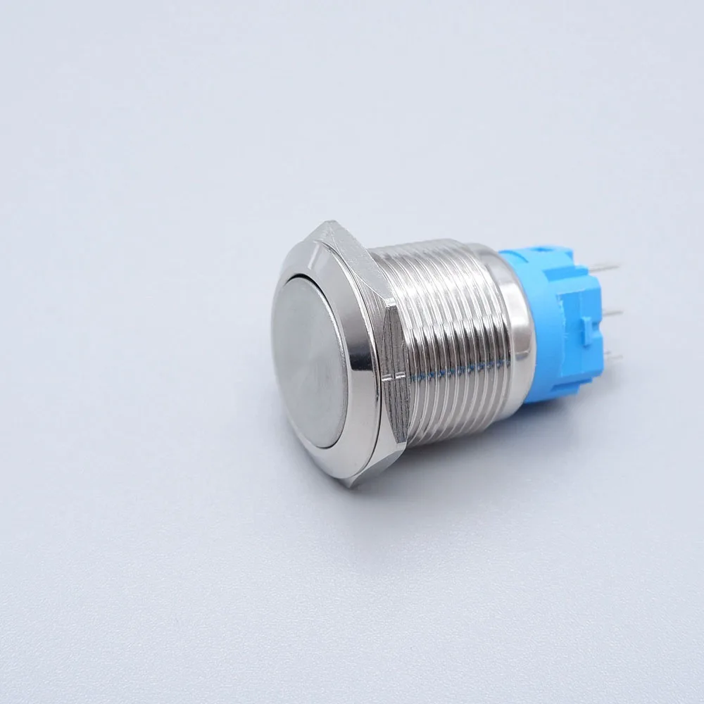 

Металлический кнопочный переключатель 12/16/19/22 мм