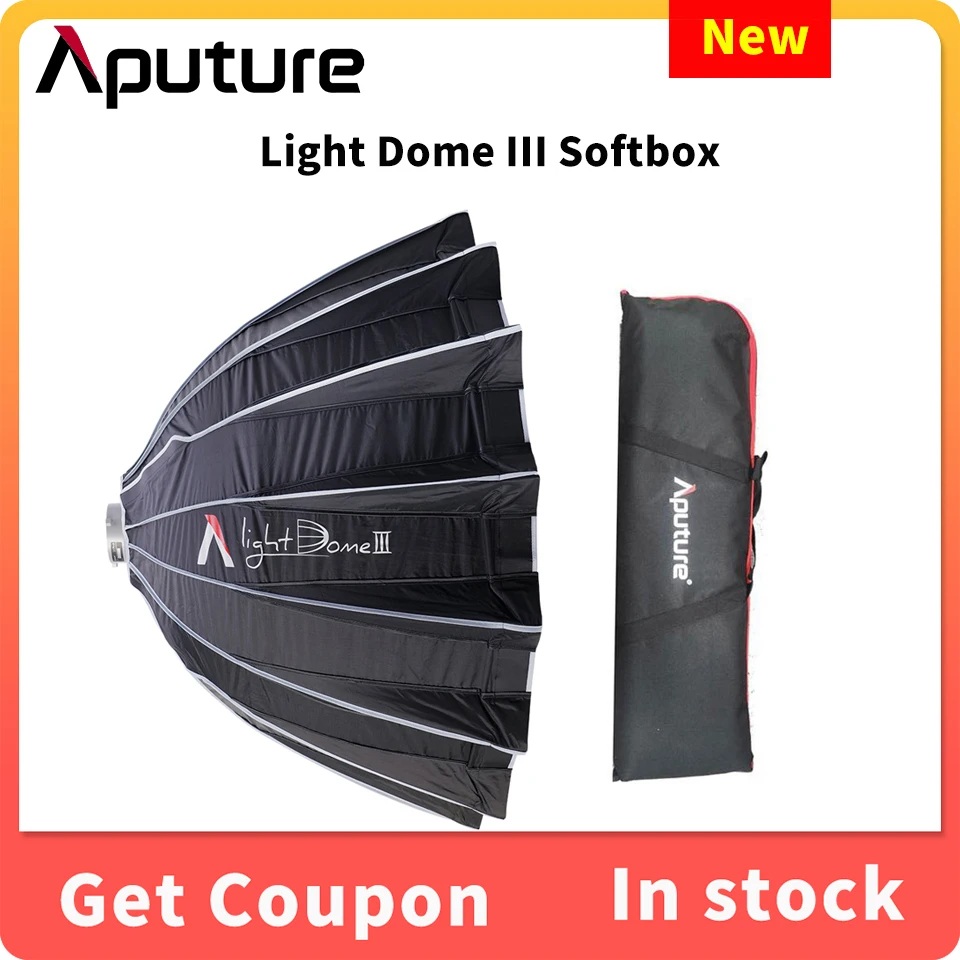 

Aputure Light Dome III Softbox Bowens Mount Quickly Release Octagon Umbrella For Amaran 60 100 200 150C 300C LS 120d II 300 600