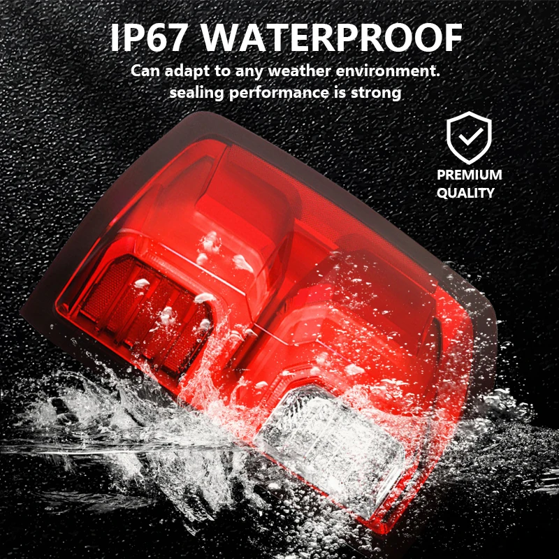 Задний фонарь для Chevrolet Silverado 1500 2016-2018 задний стоп-сигнал Стояночная фара сигнал