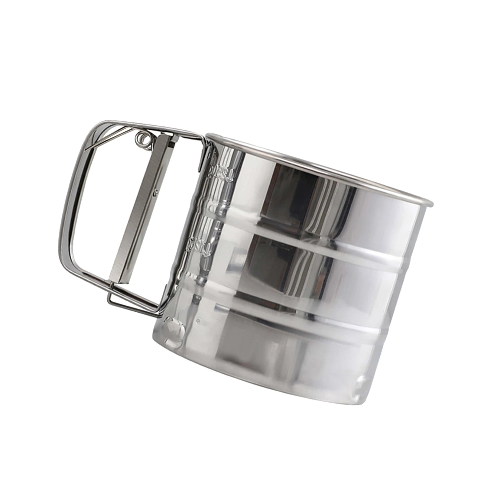 

Baking Flour Sifter Stainless Steel Fine Mesh Baking Sifter For Powdered Sugar Flour Powder Sugar Sieve For Baking Compact Size