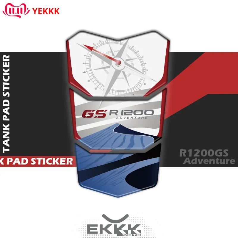 

Dune Style Tank Pad R1200GS Fuel Tank Protection Sticker Decal 3D 2018-2022 New For BMW R 1200 GS Adventure 2018-2022