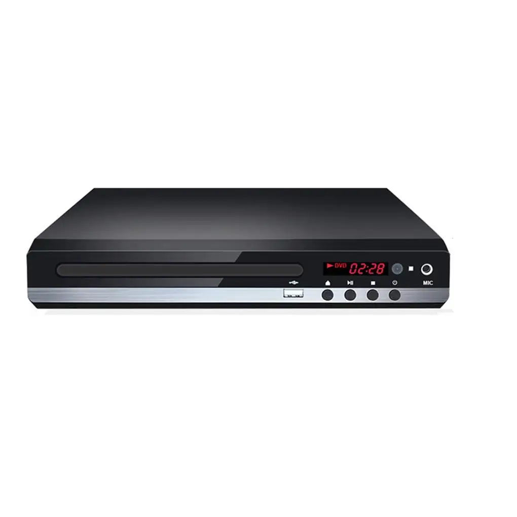 

Mini DVD Player TV Home High Definition VCD EVD CD Disc Video Machine with Remote Control High Fidelity USB Multimedia UK