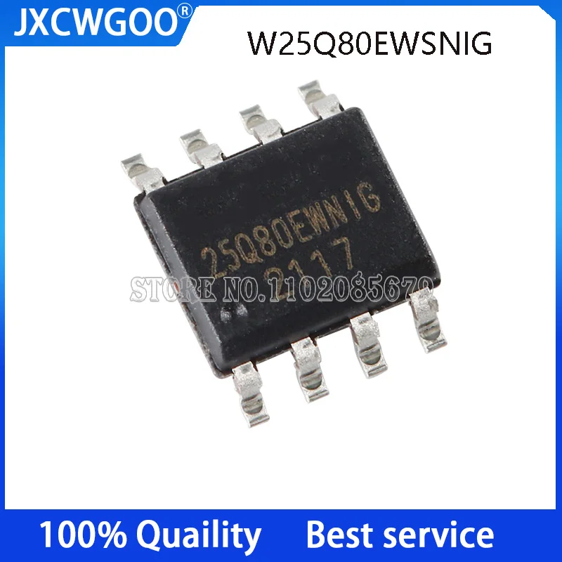 

10 шт. W25Q80EWSNIG 25Q80EWNIG SOP8 1,8 в 8 м последовательный чип флэш-памяти, новый оригинальный