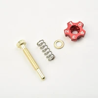 air fuel mixture idle speed adjuster screw motorcycle carburetor red screw high quality material