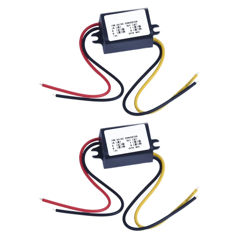

2X 12V to 6V DC-DC Buck Converter Step Down Module Power Supply Voltage Regulator