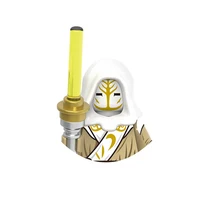 G0108 제다이 템플 가드 빌딩 블록, 두쿠 카운트 미니 입상, Aayla Secura 벽돌, Qui-Gon jinn 피규어, 어린이 장난감