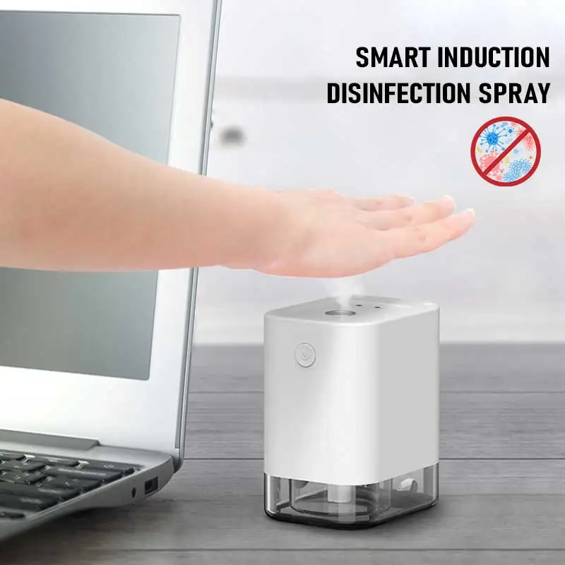 

Alcohol Spray Dispenser Auto Disinfection Hand Sanitizer Sprayer Automatic Sanitizer Mist Spraying Dispenser For Phone/ Hand