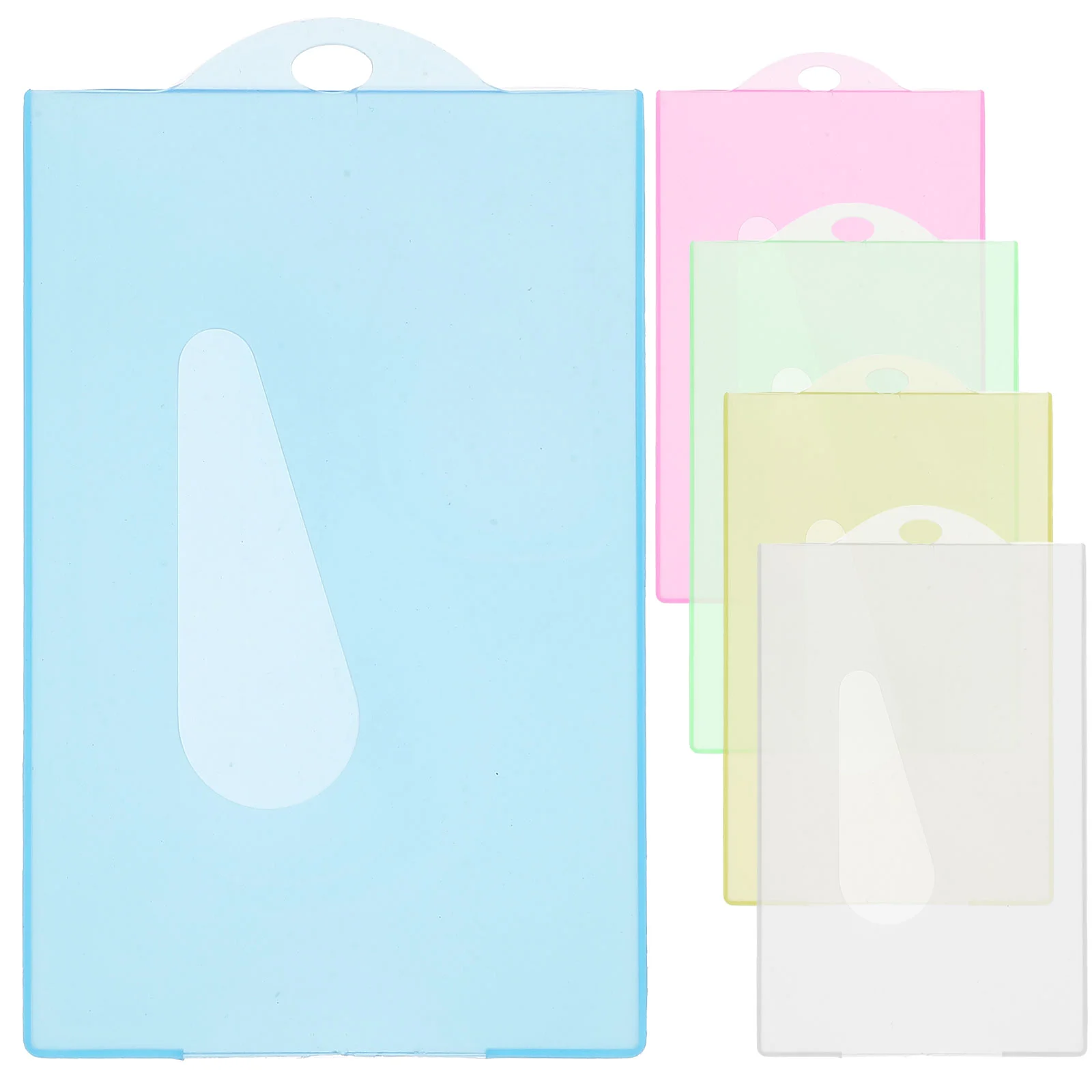 

Transparent Cards Covers Clear Badge Holder Sleeves Protective Display Protectors Anti-scratch