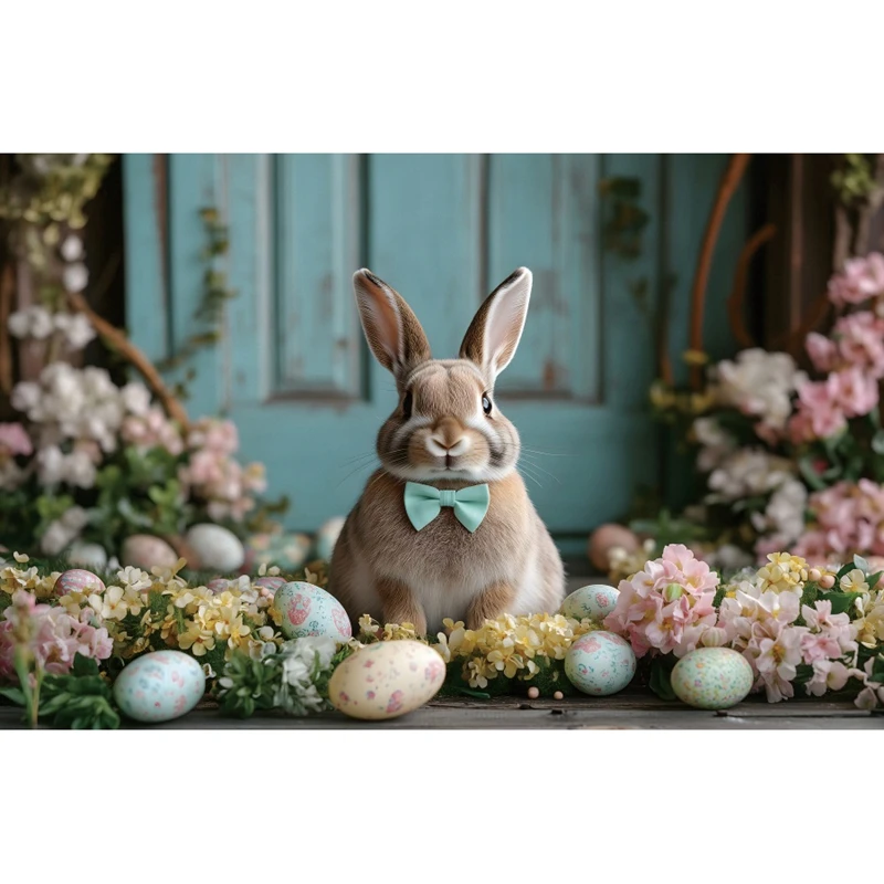 Фон для фотосъемки с пасхальными яйцами