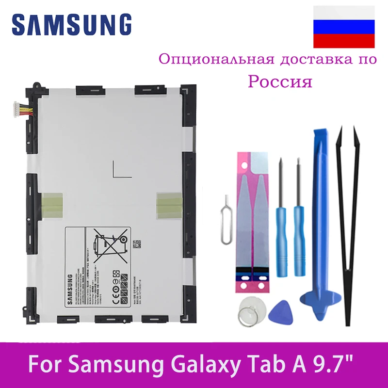 

Original Samsung Tablet Battery EB-BT550ABE 6000mAh For Samsung Galaxy Tab A 9.7" SM-T550 SM-P550 T555 /S P351 P555C P555M