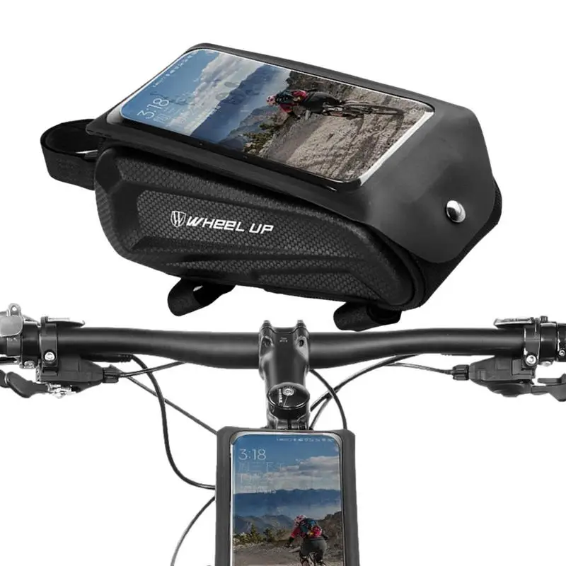 

Bike Phone Mount Bag Bicycle Bag Phone Holder Mount Bike Phone Support Case Handlebar Waterproof Frame Top Tube MTB Bag