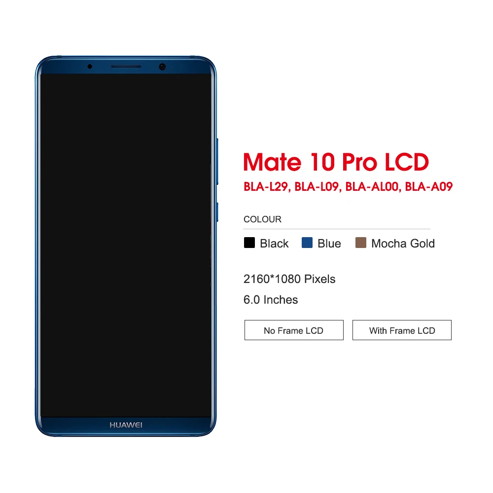 Оригинальный дисплей 6 0 ''для Huawei Mate 10 Pro ЖК-дисплей BLA-L09 сенсорный экран