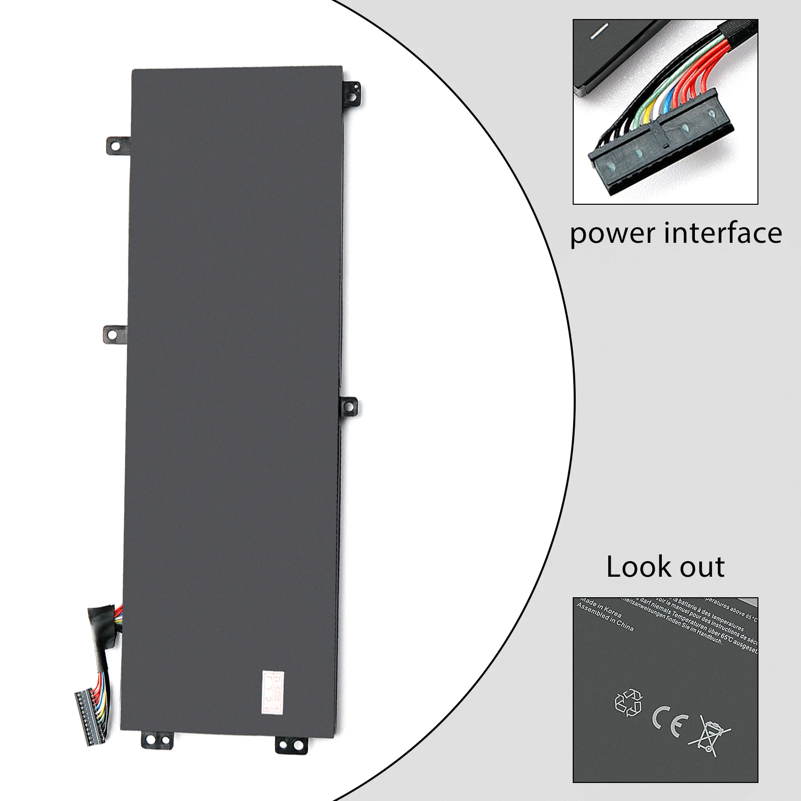 H5H20 Аккумулятор для ноутбука Dell XPS 15 9550 9560 9570 9590 Precision 5510 5520 5530 5540 Inspiron 7591 7590 7501 Series 56