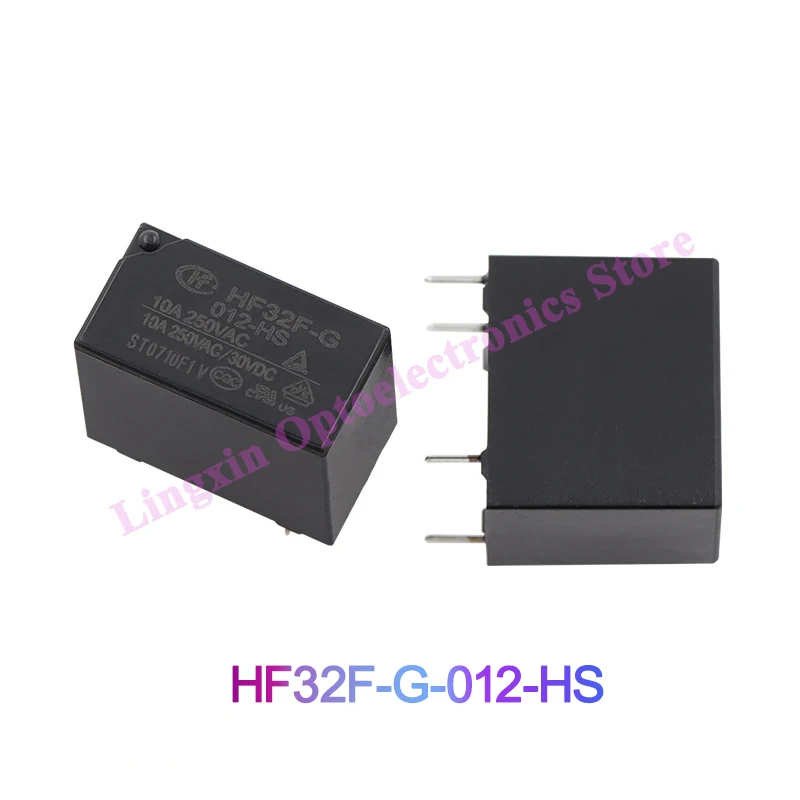 

20 шт./партия, реле Φ HF32F - 005 012 024 - HS / HS3 / ZS3 3A 5A 10A 250VAC 4pin 5pin JZC/HF32F-G DC5V 12V 24V