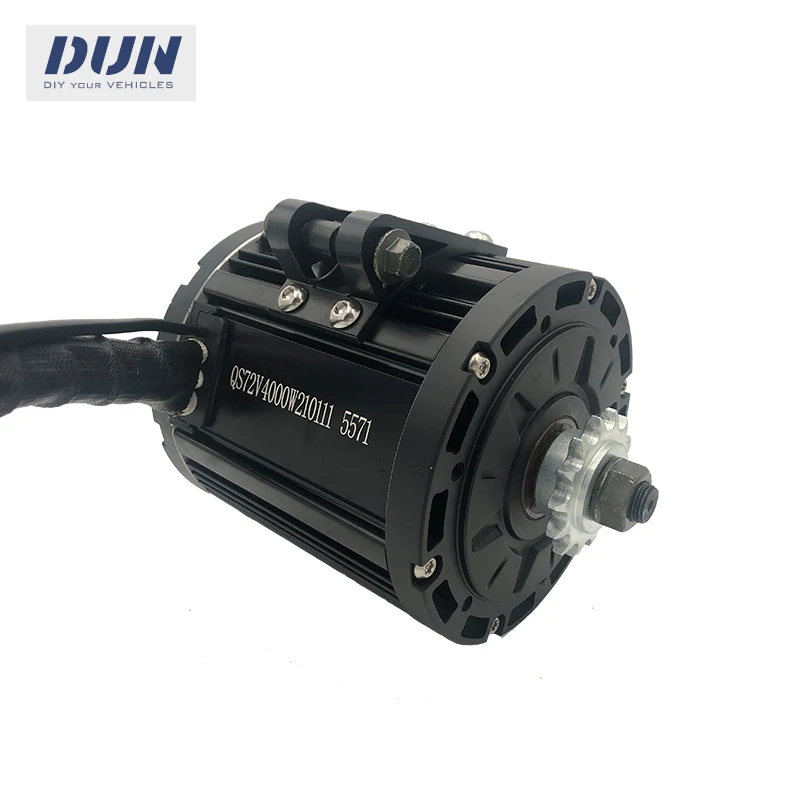 QS138 4 кВт 90H 72 в пиковый Средний приводной двигатель 13 с EM150 для мотоцикла мопеда