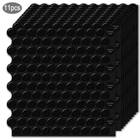 wostick 11 sheets penny self adhesive 3d wall tile stickers black peel and stick wallpaper