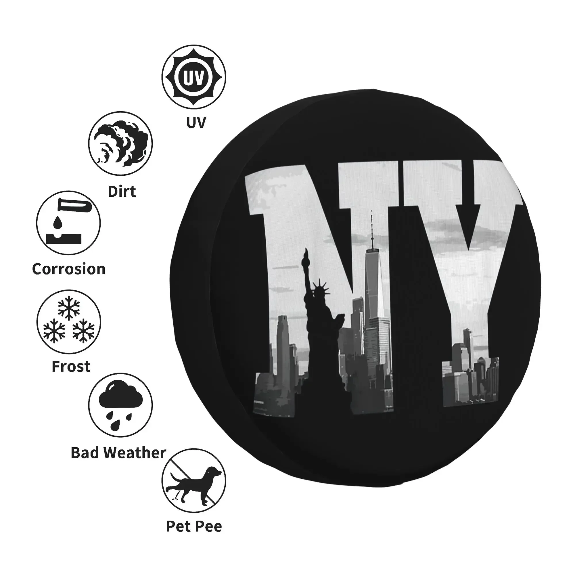 Нью-Йоркский защитный чехол для колес автомобильные аксессуары мужчин и женщин