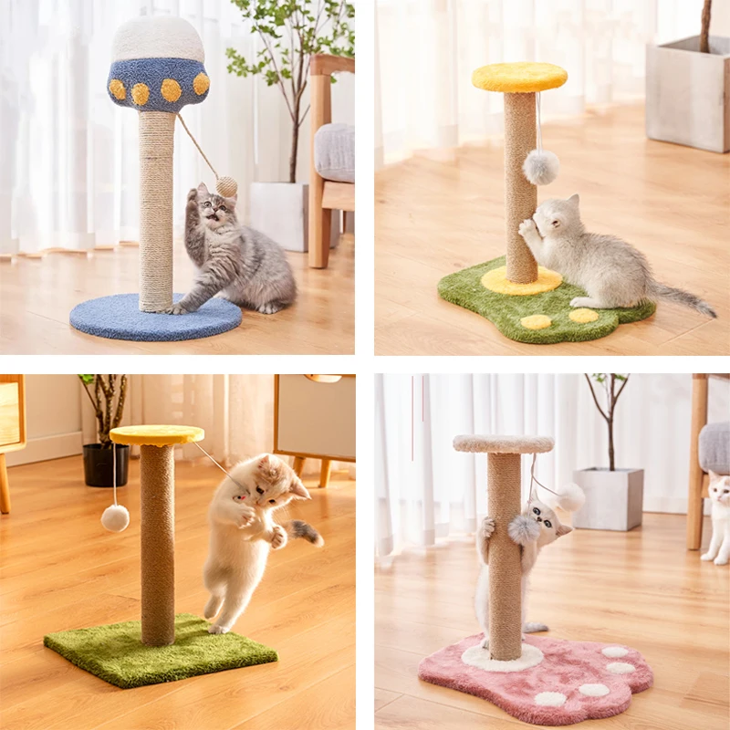 

Cat Scratching Board Sisal Cats Scratcher Kitten Claw Grinder Vertical Climbing Frame Funny Cat Toy Supplies