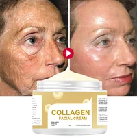collagen anti wrinkle face cream lifting firm anti aging whitening moisturizing serum fades fine lines brighten repair skin care