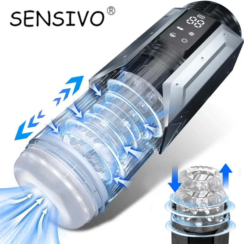 Телескопический вращающийся мастурбатор чашка для сосания пениса насос карман