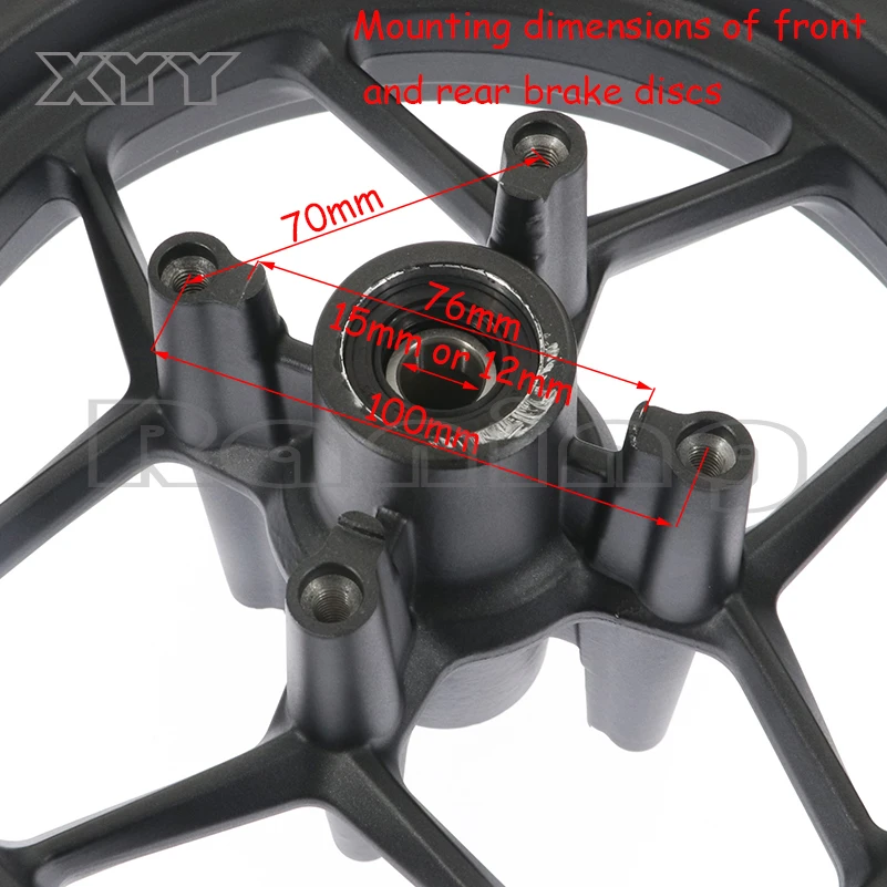 10-дюймовый передний 2 15-10 и задний 50-10 4 фитинги для внедорожника велосипеда