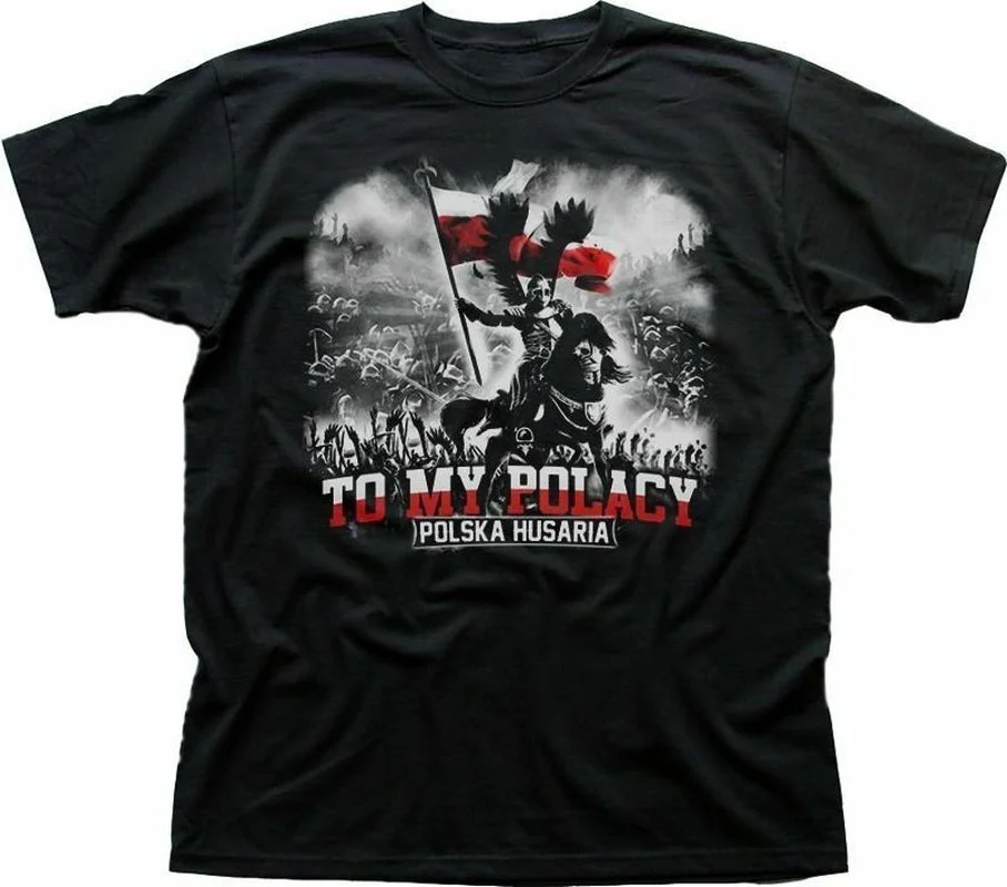 

Польская полска хусария Топ моя польская футболка Черная мужская футболка короткая Повседневная рубашка из 100% хлопка размер Женская