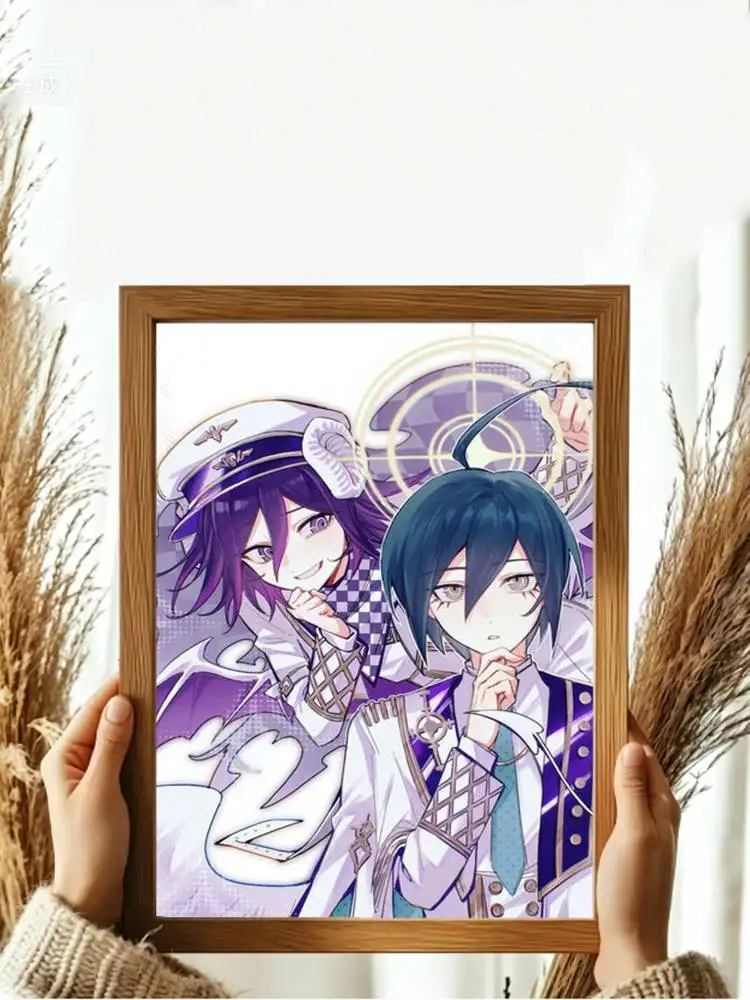 Фото Постер K-Kokichi O-Ouma Shuichi Saihara D-Danganronpa HD, самоклеящийся, водонепроницаемый, для декора стен, идеально подходит для дома, офиса, общежития, в качестве подарка №4