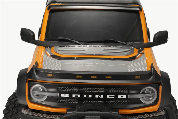 For Trax Trx4 92076-4 Bronco Front Bumper Spotlights/head Searchlights/tail Led Lights 1/10 Rc Car Parts enlarge