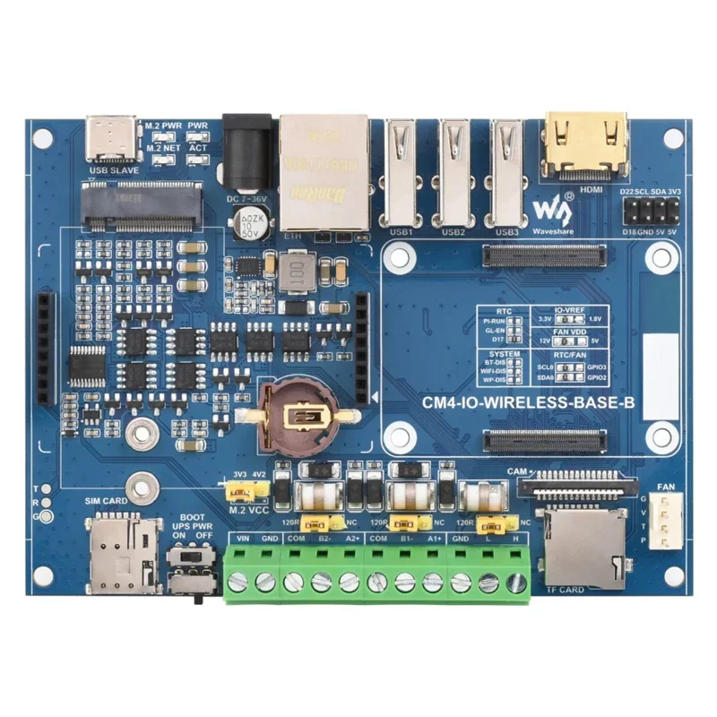 Промышленный IoT 4G LTE UPS беспроводной модуль расширения для RPI Raspberry Pi компьютерный 4