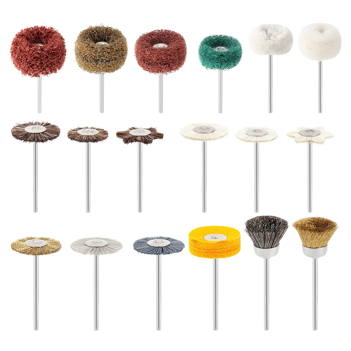 18 шт. набор кистей для полировки зубов