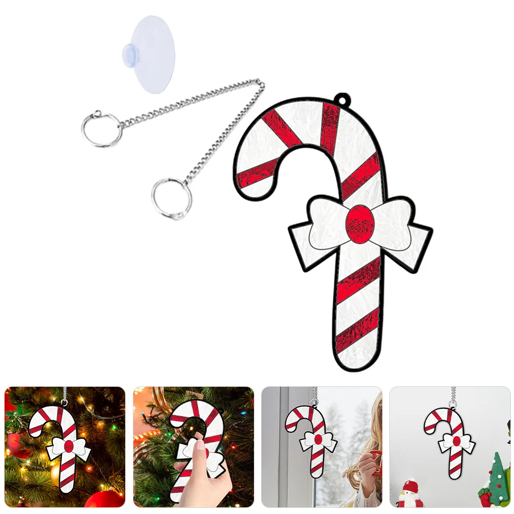 

Decorative Pendant Yard Christmas Party Scene Layout Room Window UV Hanging Simulation Acrylic Supply Outdoor Decorations