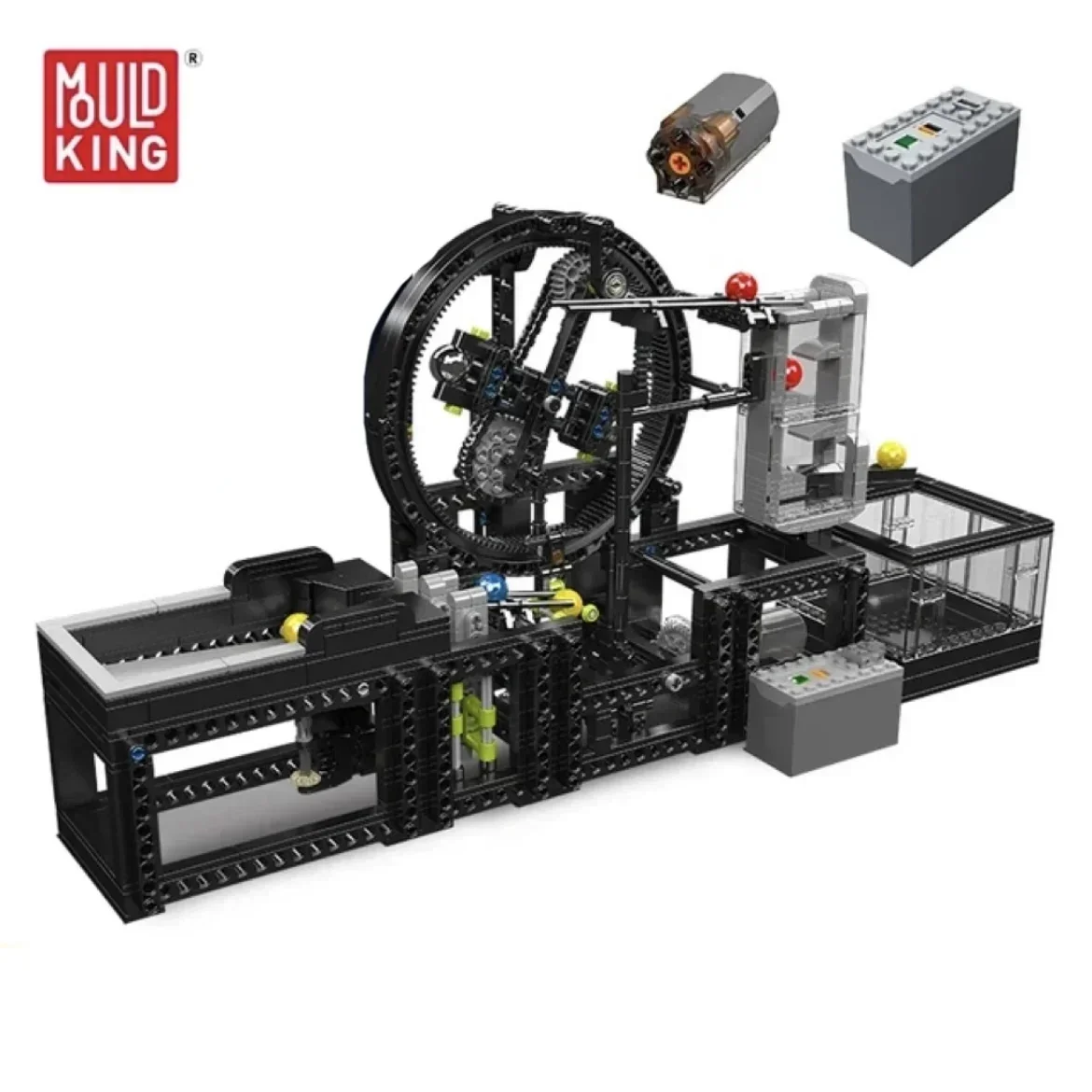 MOLD KING 26015 технический креативный моторизованный планетарный лифт строительный