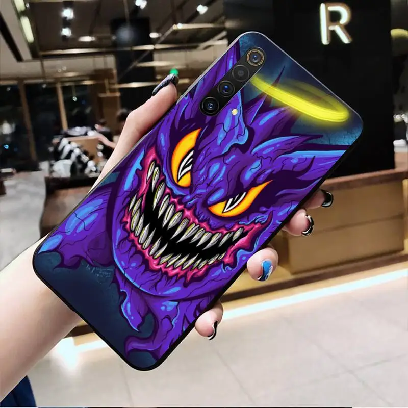 Pokemon Gengar Phone Case For OPPO Realme 6 Pro C3 5 Pro C2 RENO2-Z A11X XT