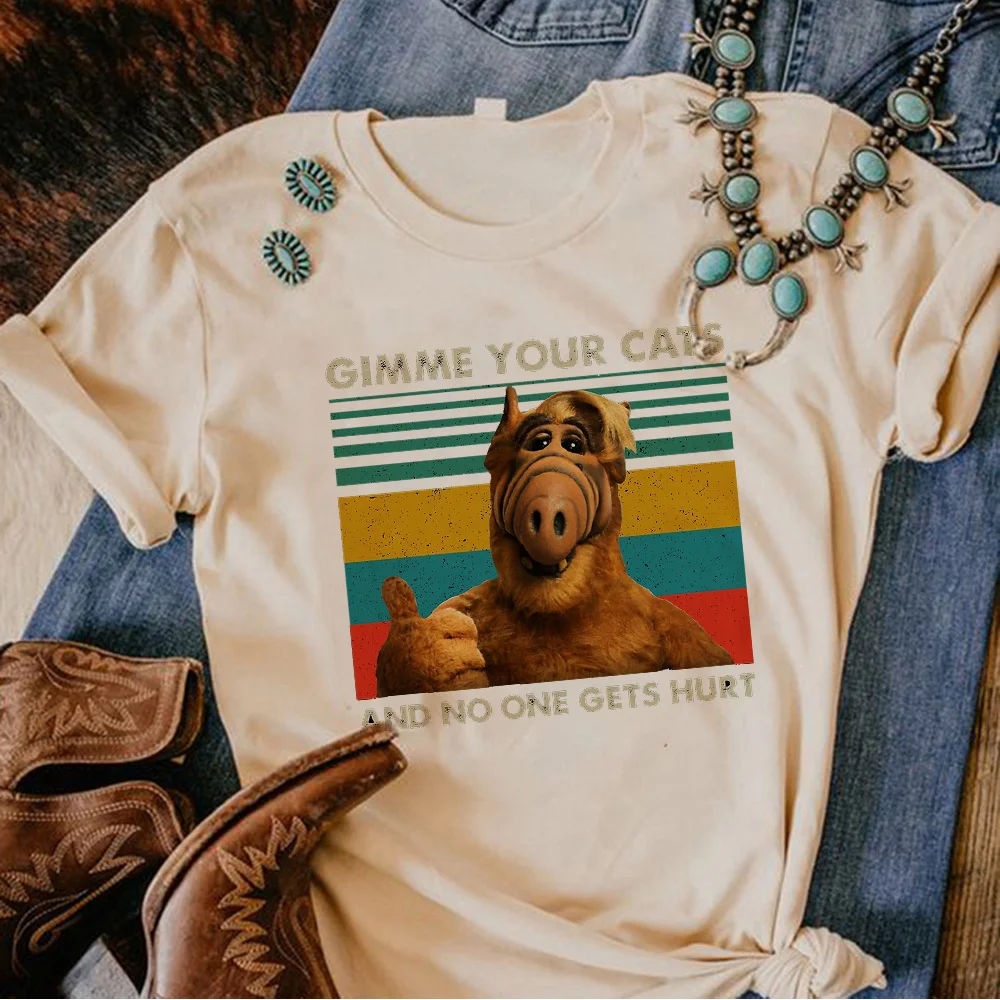 

Magic Mushrooms Alien Psychedelic Tee women comic harajuku summer t-shirts female graphic anime funny clothes