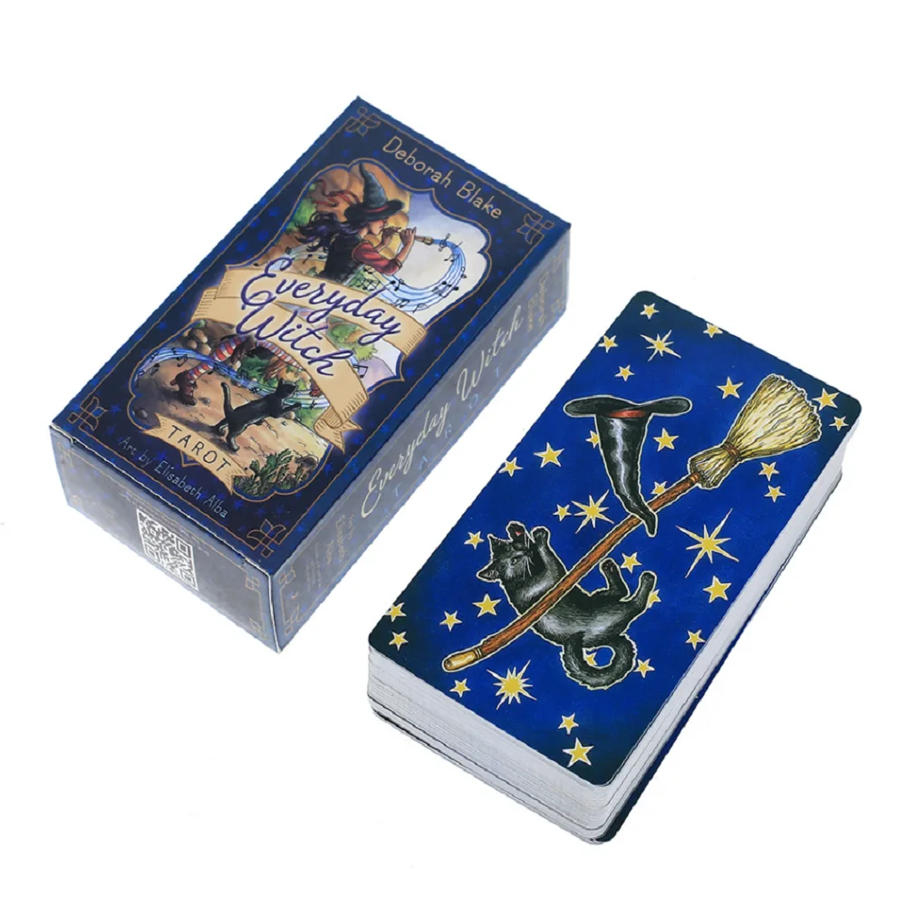 

Прогноз удачи на английском языке полный набор повседневной ведьмы Таро 23 Магическая церемония стол новый век официант Ретро Таро игра Тар...