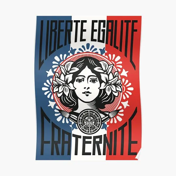 

Shepard Liberte Egalite Fraternite Poster Picture Mural Modern Wall Room Print Painting Funny Decoration Vintage Home No Frame