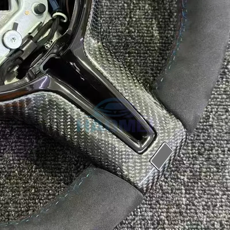 Фото Руль с отделкой из полукожи Alcantara, подходит для моделей BMW F10, F11, F20, F30, F12, F13, M3, M5. №4
