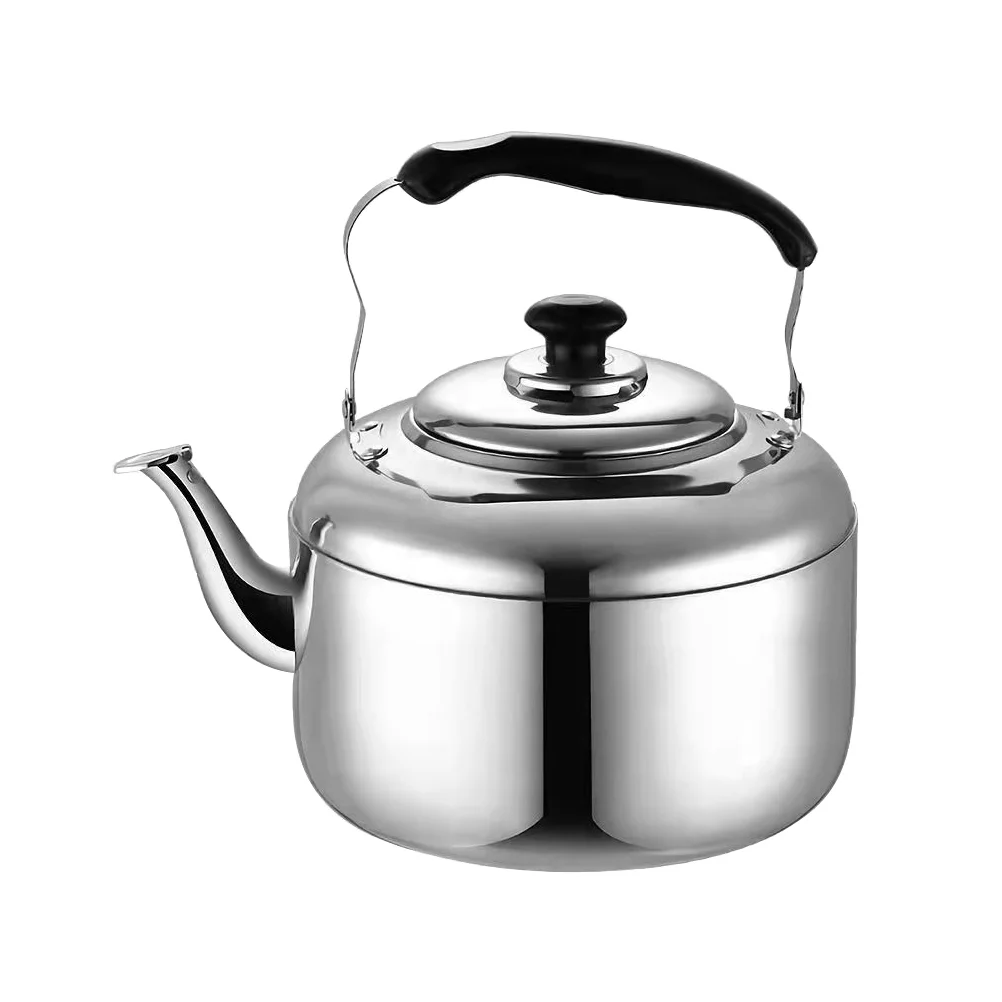 

Practical Household Tea Pot Whistling Tea Kettle Stainless Steel Teapot for Restaurant Kitchen