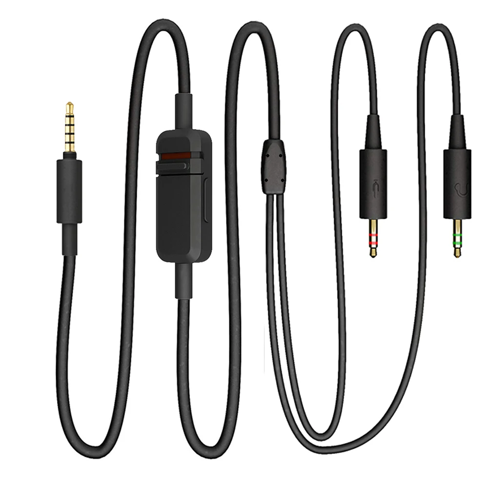 Сменный удлинитель кабеля OFC для игровых гарнитур Beyerdynamic MMX300 мм x 300 2-го поколения с микрофоном и регулировкой громкости