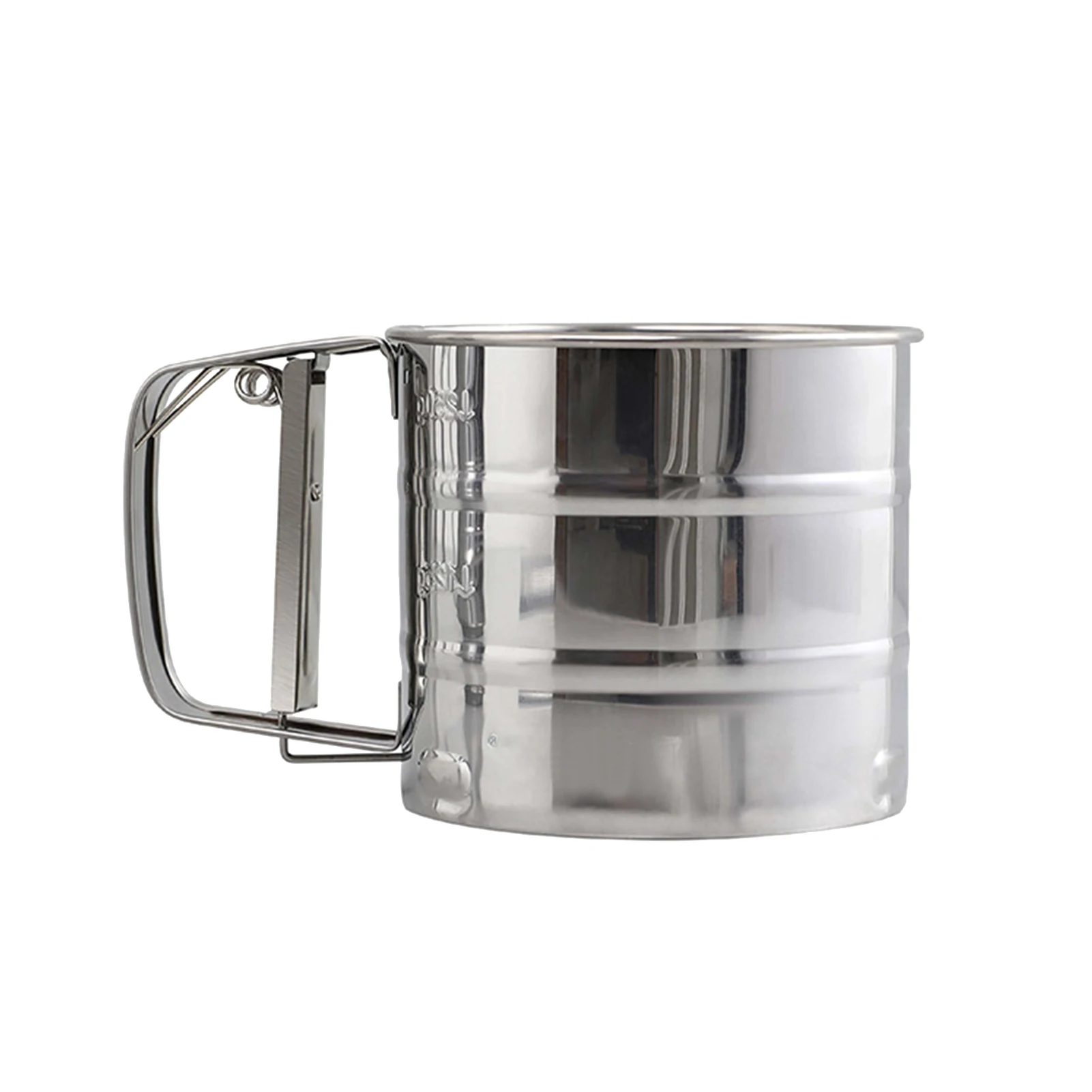 

Baking Flour Sifter Stainless Steel Baking Sifter Fine Mesh Strainer Handheld Operated Baking Sieve For Dessert Sugar Icing