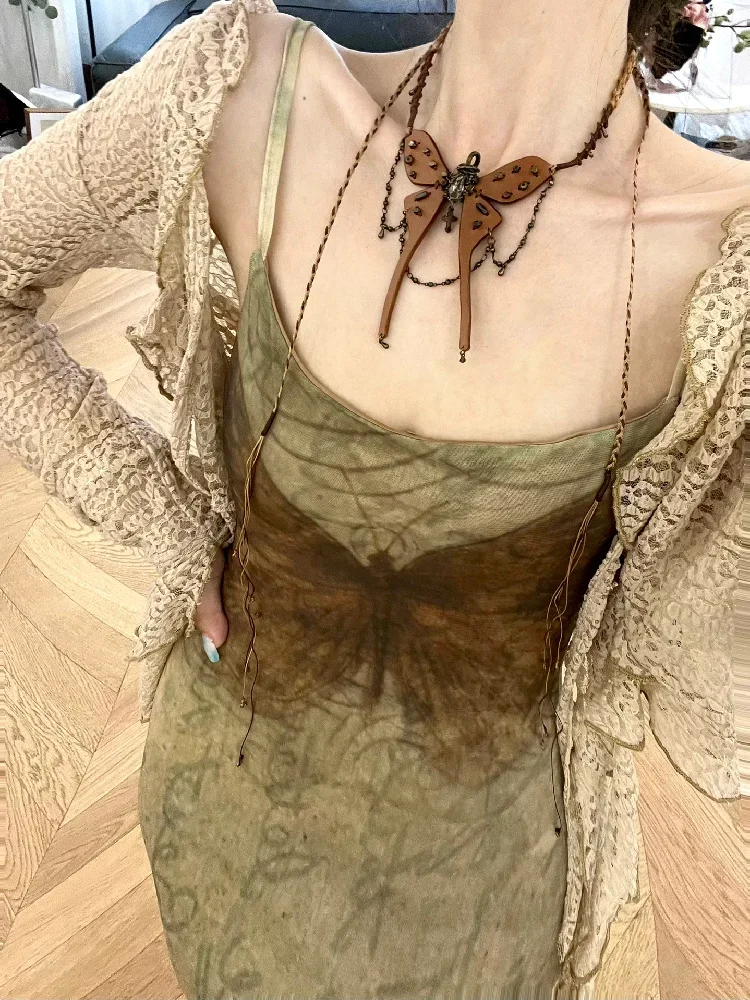 Комплект из двух предметов японский шикарный повседневный укороченный кардиган