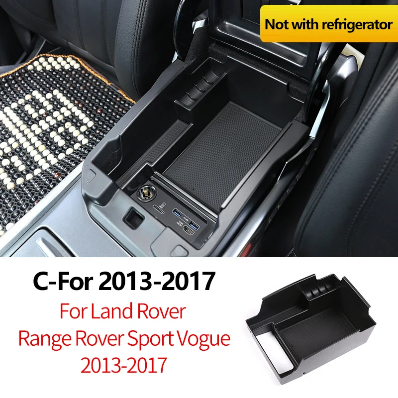 

Центральный автомобильный подлокотник для хранения Коробка для Land Rover Range Rover Sport Vogue 2013-2021 консоль Органайзер лоток с или без холодильника
