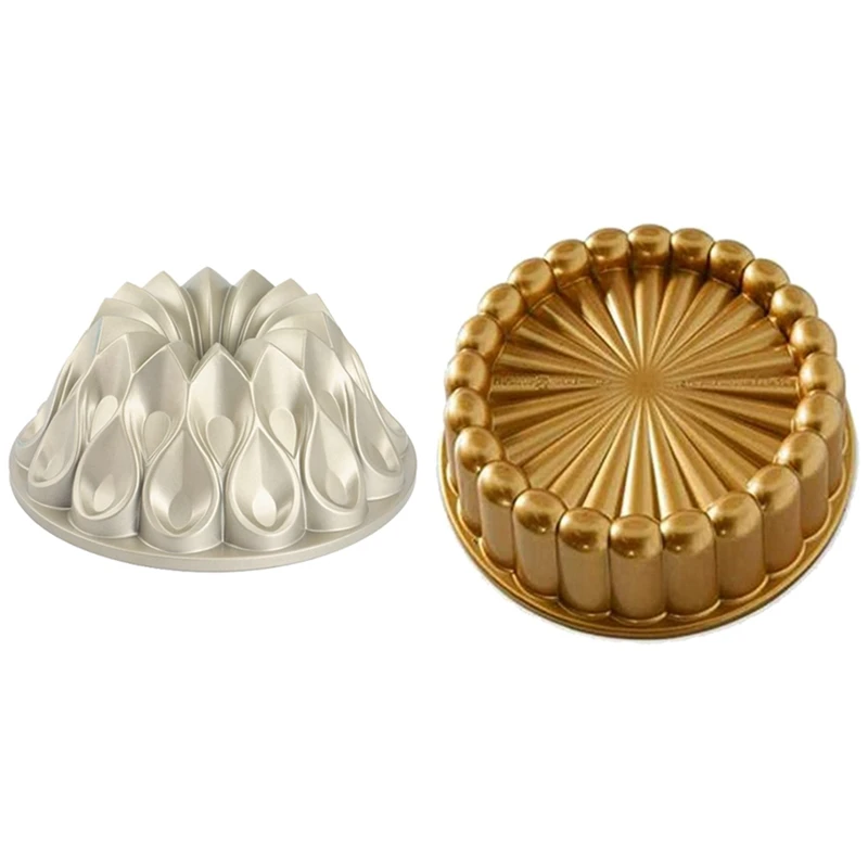 Charlotte Cake Pan Charlotte Cake Pan Bundt Pan Nonstick 10 Inch Cake Pan For Baking Fluted Cake Pan Mold